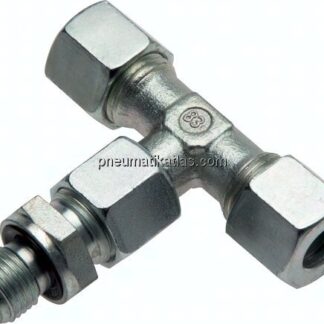 Einstellb. T-Schneidringverschraub.G 1-1/2"-38 S (M52x2), Stahl verzinkt