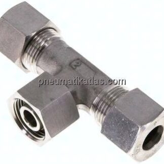 Einstellb. T-Schneidringverschraubung 12 S (M20x1,5), 1.4571