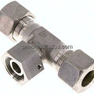 Einstellb. T-Schneidringverschraubung 16 S (M24x1,5), Klemmring 1.4571 (NC)