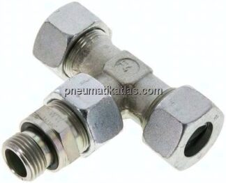 Einstellb. T-Schneidringverschraub.G 1/2"-18 L (M26x1,5), Stahl verzinkt