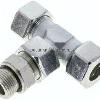 Einstellb. T-Schneidringverschraub.G 1"-25 S (M36x2), Stahl verzinkt
