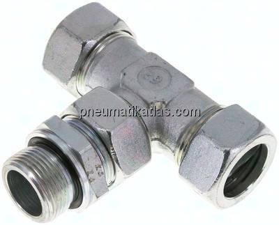 Einstellb. T-Schneidringverschraub.M 33x2-28 L (M36x2), Stahl verzinkt
