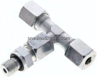 Einstellb. T-Schneidringverschraub.M 12x1,5-6 S (M14x1,5), Stahl verzinkt
