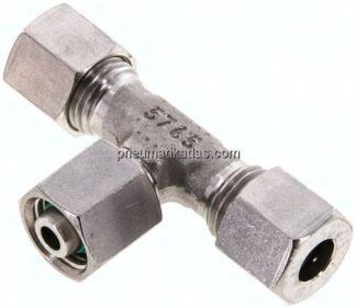 Einstellb. T-Schneidringverschraubung 8 L (M14x1,5), 1.4571