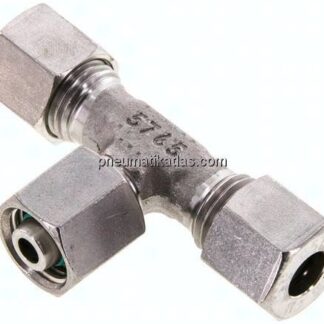 Einstellb. T-Schneidringverschraubung 8 L (M14x1,5), 1.4571