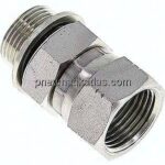 Einstellb. Einschraubverschr. UN 1-1/16"-12(IG)-G 3/4"(AG)