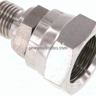 Einstellb. Einschraubverschr. 60°Keg.(G 1/2")-G 1/4"(AG)