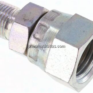 Einstellb. Einschraubverschr. 60°Keg.(G 1/4")-G 1/8"(AG)