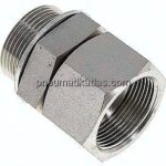 Einstellb. Einschraubverschr. UN 1-5/8"-12(IG)-G 1-1/4"(AG)