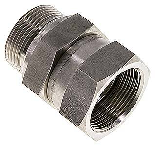 Einstellb. Einschraubverschr. UN 1-5/8"-12(IG)-G 1-1/4"(AG)