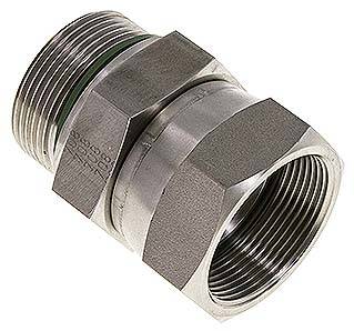 Einstellb. Einschraubverschr. UN 1-7/8"-12(IG)-G 1-1/2"(AG)