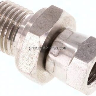 Einstellb. Einschraubverschr. 60°Keg.(G 1/8")-G 1/4"(AG)