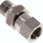 Einstellb. Einschraubverschr. UNF 1/2"-20(IG)-G 1/4"(AG)
