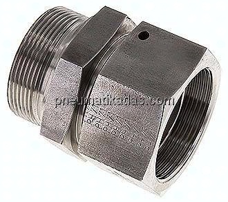 Einstellb. Einschraubverschr. 60°Keg.(G 2")-G 2"(AG)
