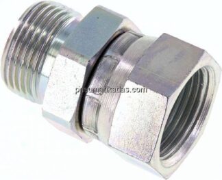 Einstellb. Einschraubverschr. 60°Keg.(G 3/4")-G 3/4"(AG)