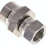 Einstellb. Einschraubverschr. UNF 3/4"-16(IG)-G 3/4"(AG)