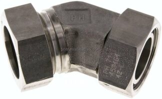Einstellb. 45°-Schneidringverschraubung 42 L (M52x2), 1.4571