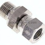 Einstellb. Einschraubverschr. UNF 7/16"-20(IG)-G 1/4"(AG)