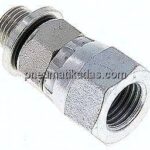 Einstellb. Einschraubverschr. UNF 7/16"-20(IG)-G 1/8"(AG)
