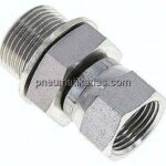 Einstellb. Einschraubverschr. UNF 7/8"-14(IG)-G 3/4"(AG)