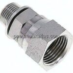 Einstellb. Einschraubverschr. UNF 7/8"-14(IG)-G 3/8"(AG)