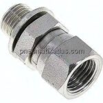 Einstellb. Einschraubverschr. UNF 9/16"-18(IG)-G 1/4"(AG)