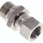 Einstellb. Einschraubverschr. UNF 9/16"-18(IG)-G 3/8"(AG)