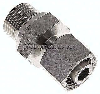 Einstellb. Schneidringverschr. G 3/8"-10 L, 1.4571