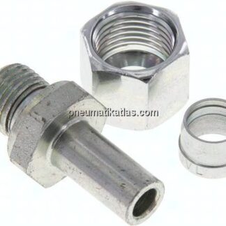 Einstellb. Schneidringverschr. G 1/4"-10 L, Stahl verzinkt