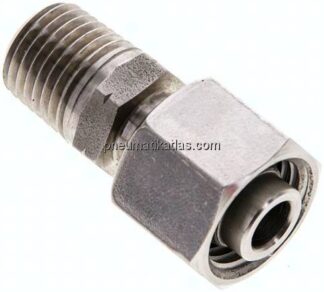 Einstellb. Schneidringverschr. 10 L-NPT 1/4", 1.4571