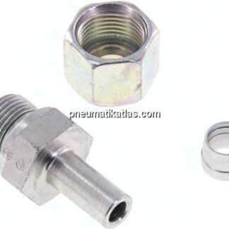 Einstellb. Schneidringverschr. G 3/8"-10 S, Stahl verzinkt
