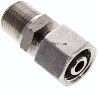 Einstellb. Schneidringverschr. 10 S-NPT 3/8", 1.4571