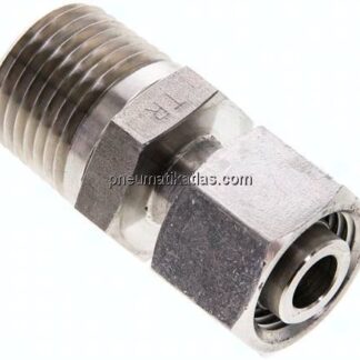 Einstellb. Schneidringverschr. 12 L-NPT 1/2", 1.4571