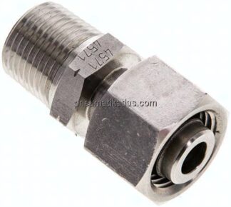 Einstellb. Schneidringverschr. 12 L-NPT 3/8", 1.4571