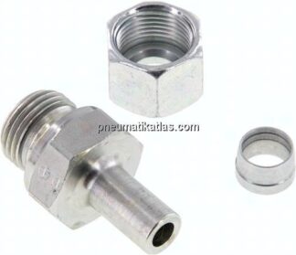 Einstellb. Schneidringverschr. G 1/2"-12 S, Stahl verzinkt