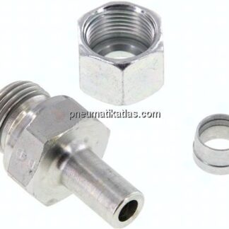 Einstellb. Schneidringverschr. G 1/2"-12 S, Stahl verzinkt