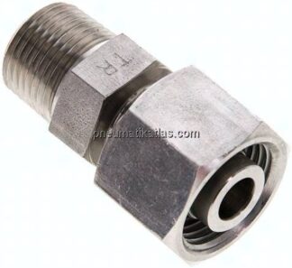 Einstellb. Schneidringverschr. 12 S-NPT 3/8", 1.4571