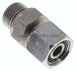 Einstellb. Schneidringverschr. G 1/2"-14 S, Stahl verzinkt