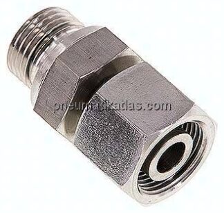 Einstellb. Schneidringverschr. G 1/2"-14 S, 1.4571