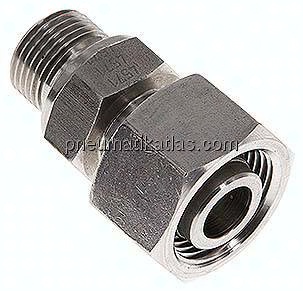 Einstellb. Schneidringverschr. G 3/8"-15 L, 1.4571