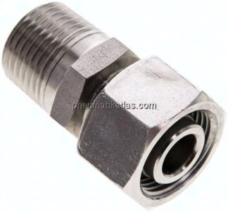 Einstellb. Schneidringverschr. 15 L-NPT 1/2", 1.4571