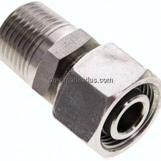 Einstellb. Schneidringverschr. 15 L-NPT 1/2", 1.4571