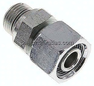 Einstellb. Schneidringverschr. G 1/2"-16 S, Stahl verzinkt