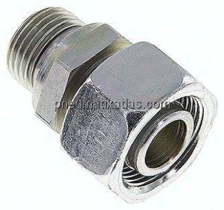 Einstellb. Schneidringverschr. G 1/2"-18 L, Stahl verzinkt