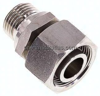 Einstellb. Schneidringverschr. G 1/2"-18 L, 1.4571