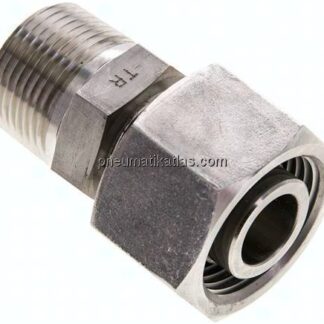 Einstellb. Schneidringverschr. 20 S-NPT 3/4", 1.4571
