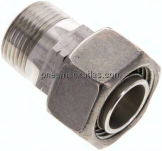 Einstellb. Schneidringverschr. 22 L-NPT 3/4", 1.4571