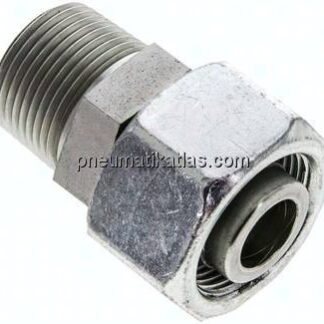 Einstellb. Schneidringverschr. 25 S-NPT 1", Stahl verzinkt