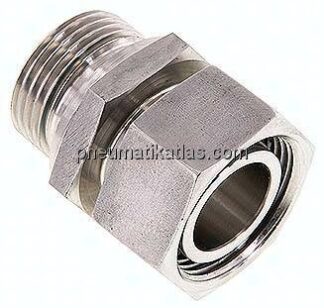 Einstellb. Schneidringverschr. G 1"-28 L, 1.4571