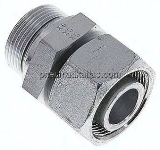 Einstellb. Schneidringverschr. G 1-1/4"-30 S, Stahl verzinkt